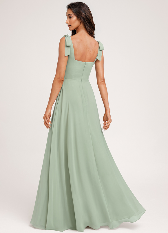 Robe Longue Pastel Demoiselle D'Honneur - gallery 1