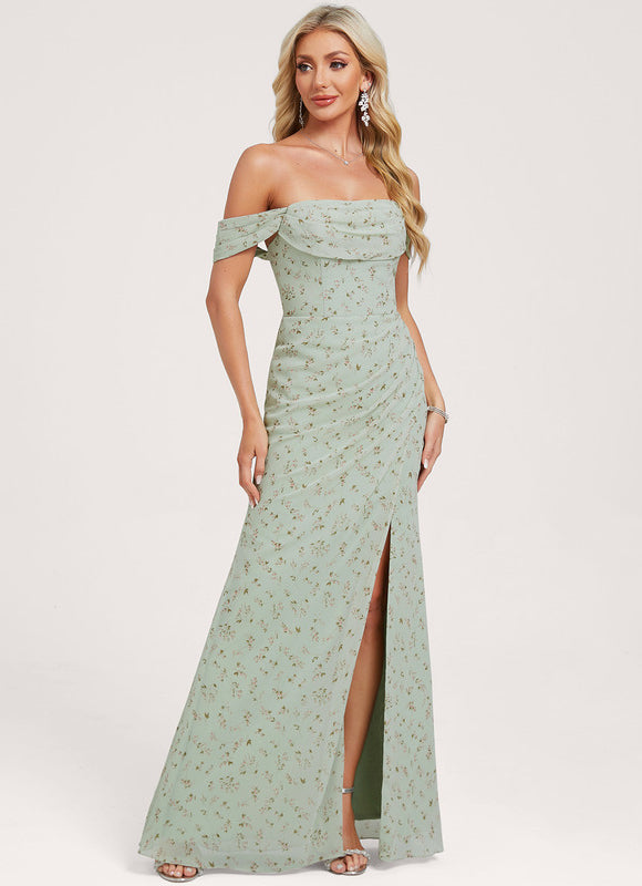 Robe Demoiselle D'Honneur Bordeaux Chic - gallery 1