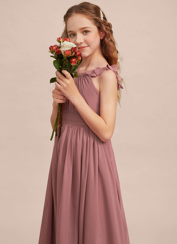 Robe Demoiselle D'Honneur Flottante Poudrée - gallery 2