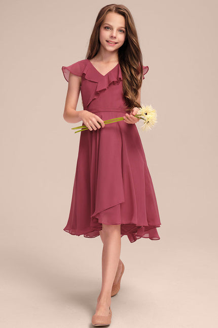 Robe Demoiselle D'Honneur Ailée Vert Pastel