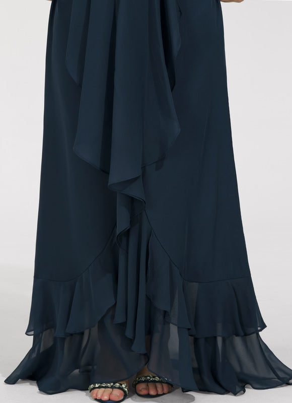 Robe Demoiselle D'Honneur Mousseline Aérienne - gallery 8