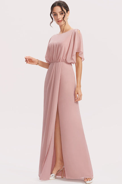 Robe Demoiselle D'Honneur Fluidité Rosée - gallery 4