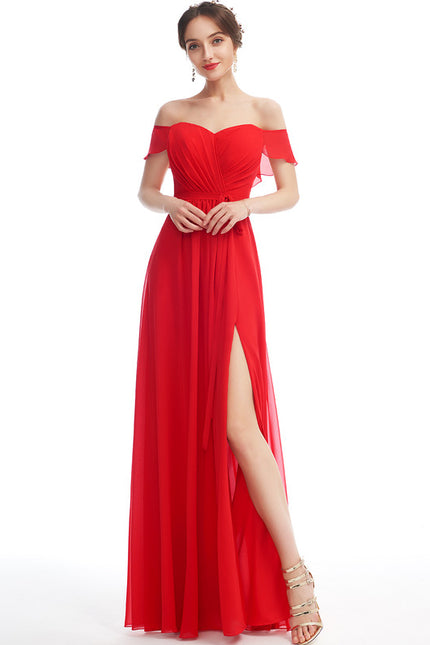 Robe Demoiselle D'Honneur Bordeaux Chic