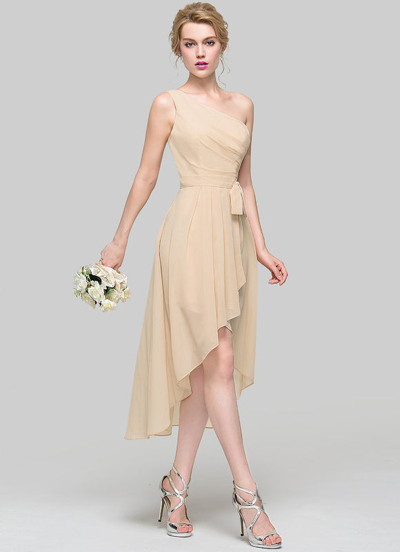 Robe Demoiselle D'Honneur Élégance Sable - gallery 1