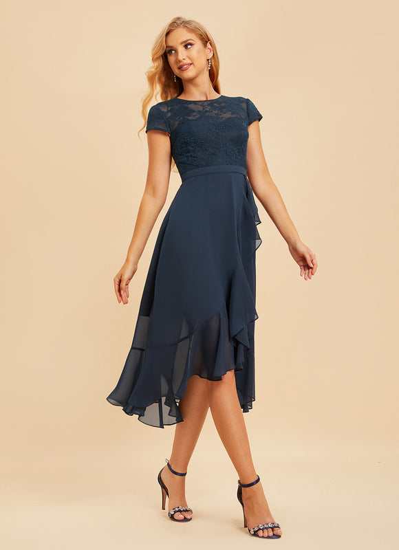 Robe Demoiselle D'Honneur Aérienne Indigo - gallery 2