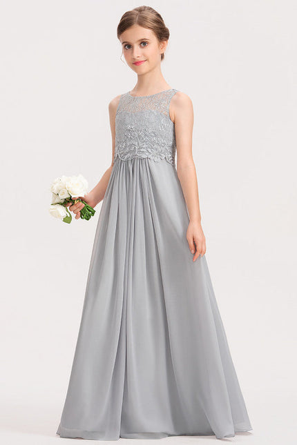 Robe Demoiselle D'Honneur Élégante Enfantine - gallery 1