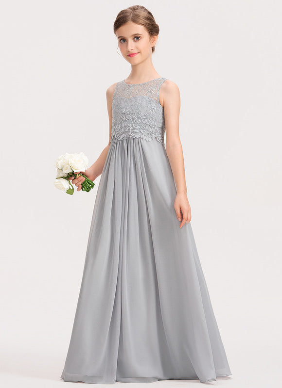 Robe Demoiselle D'Honneur Élégante Enfantine - gallery 1