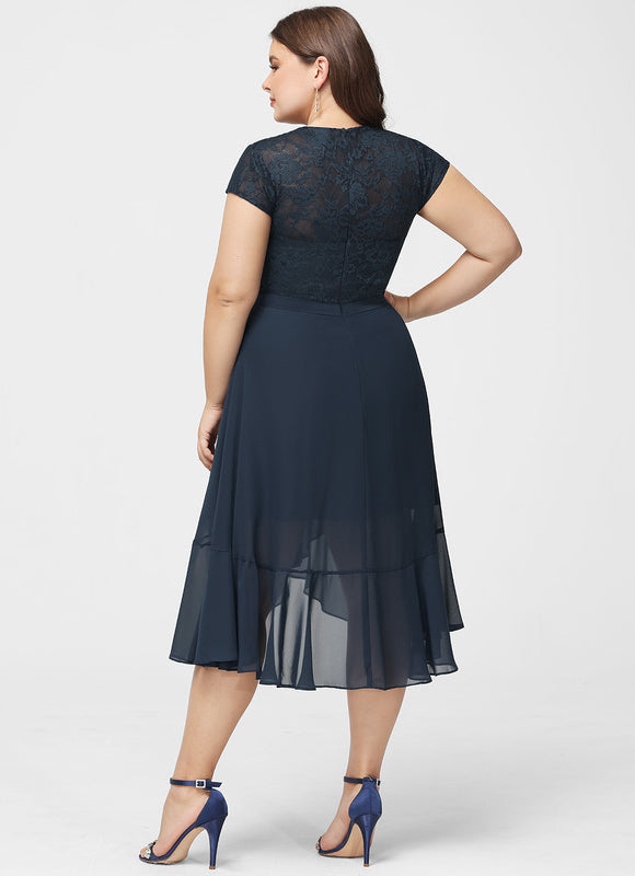 Robe Demoiselle D'Honneur Aérienne Indigo - gallery 9