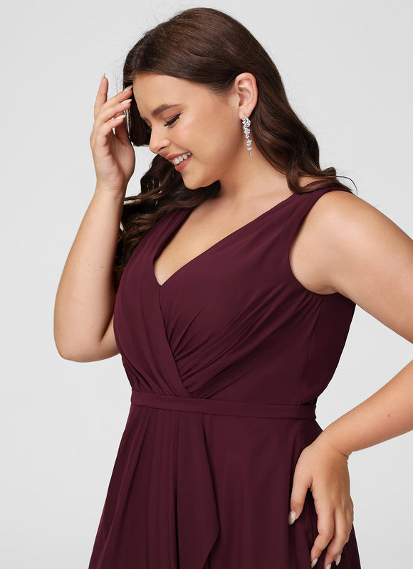 Robe Demoiselle D'Honneur Mousseline Aérienne - gallery 9