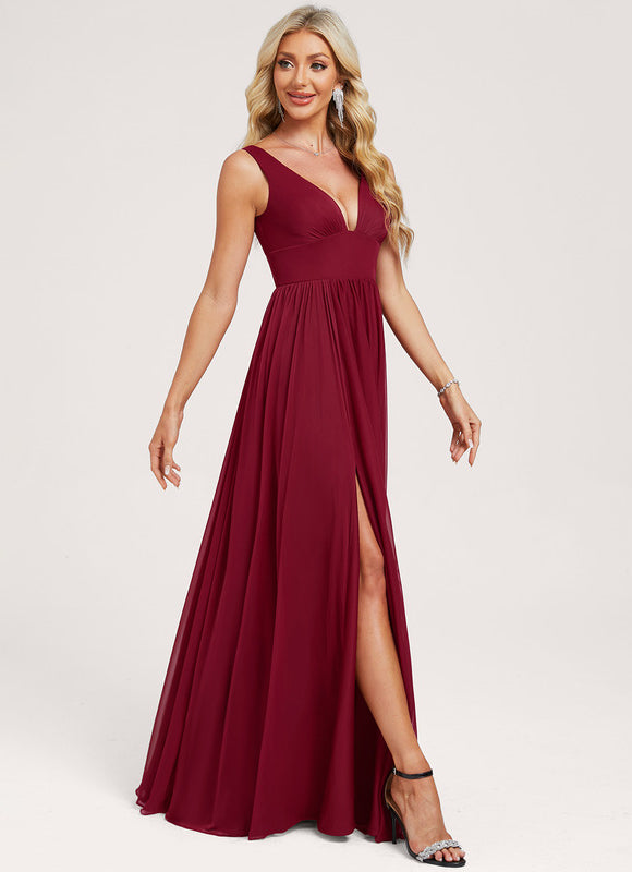 Robe Demoiselle D'Honneur Longue Chic - gallery 3