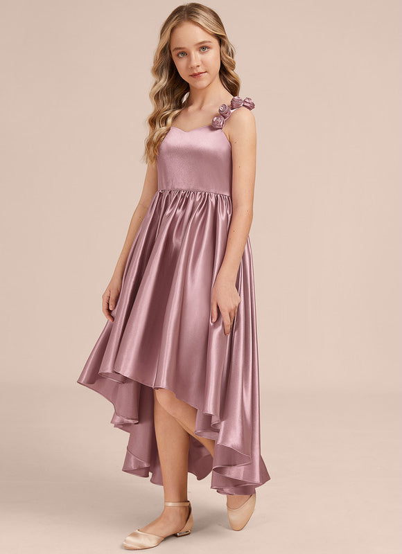 Robe Demoiselle D'Honneur Satinée Chic - gallery 1