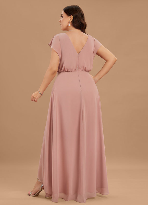 Robe Demoiselle D'Honneur Mousseline Aérienne - gallery 5