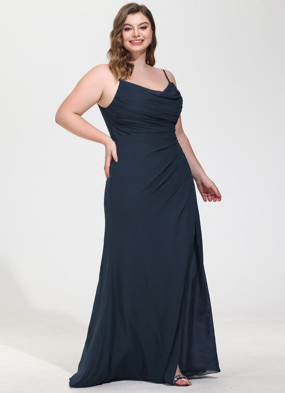Robe Demoiselle D'Honneur Bleu Nuit - gallery 8