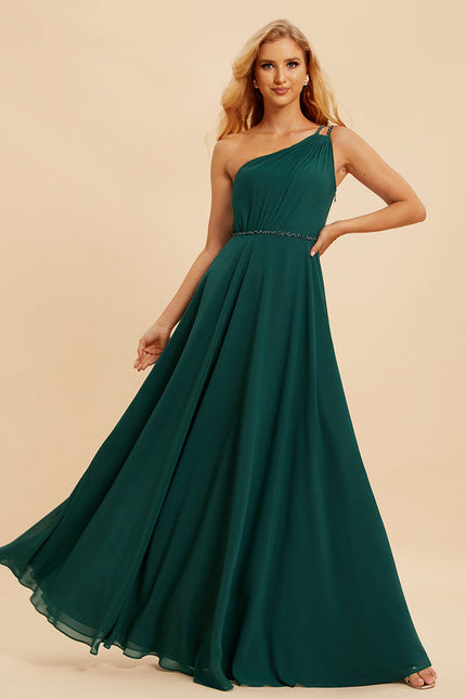 Robe Demoiselle D'Honneur Éclat Vert Émeraude