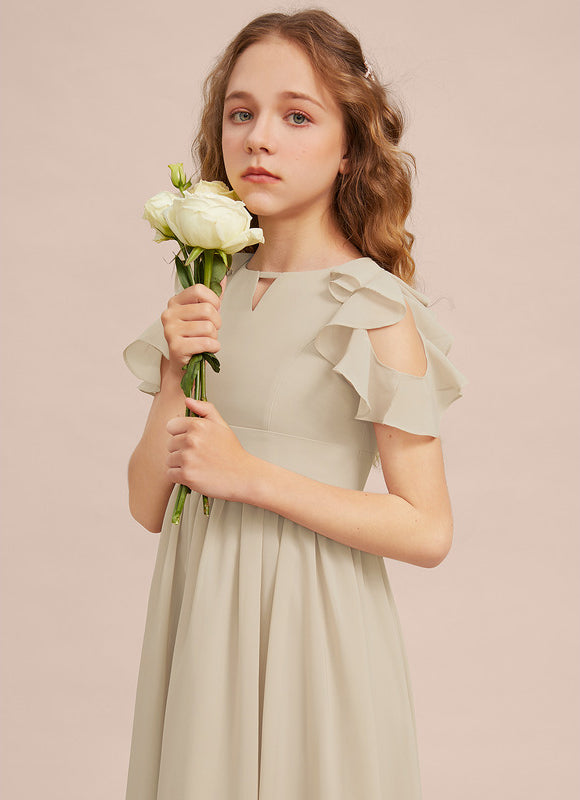 Robe Demoiselle D'Honneur Nuit Marine Fluide - gallery 3