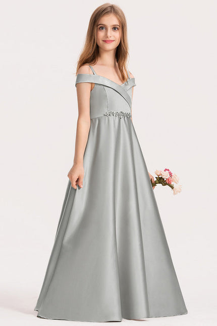 Robe Demoiselle D'Honneur Lueur Argentée - gallery 3