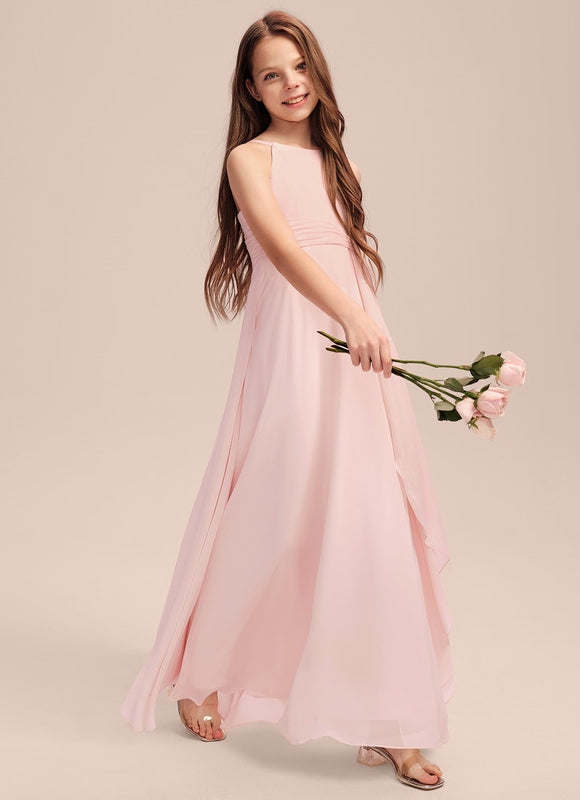 Robe Demoiselle D'Honneur Flottante Prune - gallery 2