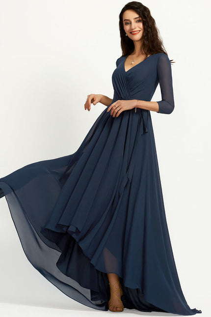 Robe Demoiselle D'Honneur Sombre Élégance - gallery 5