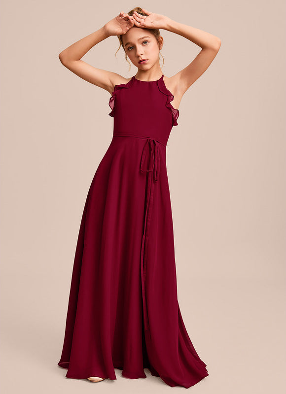 Robe Demoiselle D'Honneur Aquarelle Verte - gallery 3