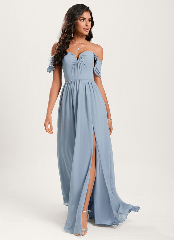 Robe Demoiselle D'Honneur Bordeaux Chic - gallery 2