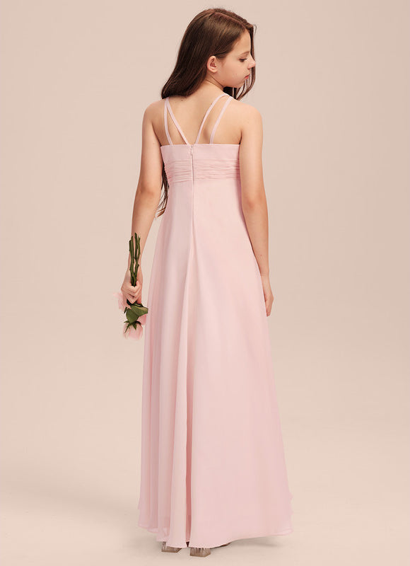 Robe Demoiselle D'Honneur Flottante Prune - gallery 3