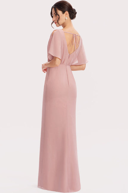 Robe Demoiselle D'Honneur Fluidité Rosée - gallery 3