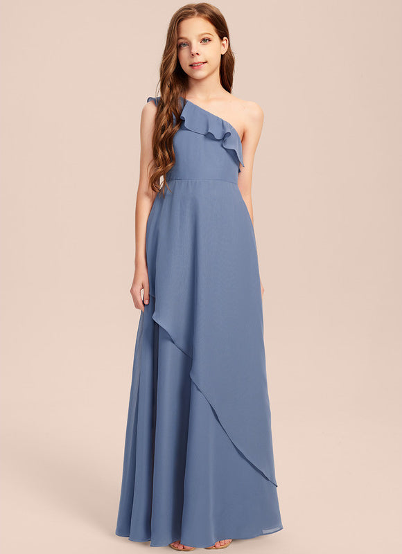 Robe Demoiselle D'Honneur Vert Poudré Élégant - gallery 6