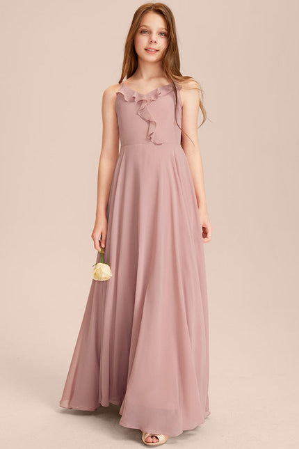 Robe Demoiselle D'Honneur Verte Éthérée - gallery 3