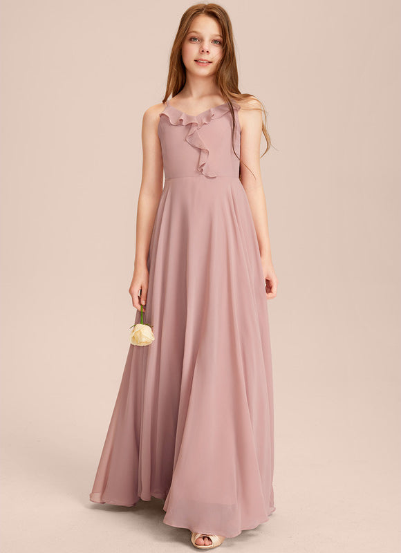 Robe Demoiselle D'Honneur Verte Éthérée - gallery 3