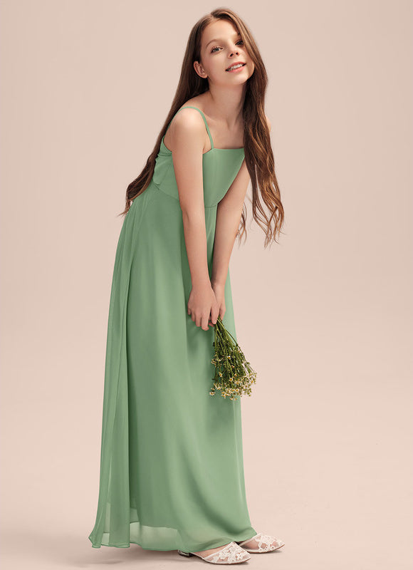 Robe Demoiselle D'Honneur Longue Élégante - gallery 1