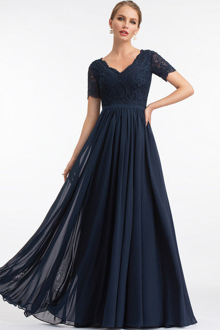 Robe Demoiselle D'Honneur Fluide Rose Pâle - gallery 1