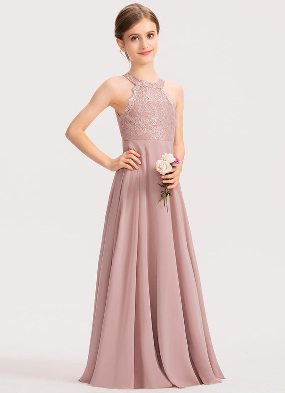 Robe Demoiselle D'Honneur Aérienne Rose - gallery 3