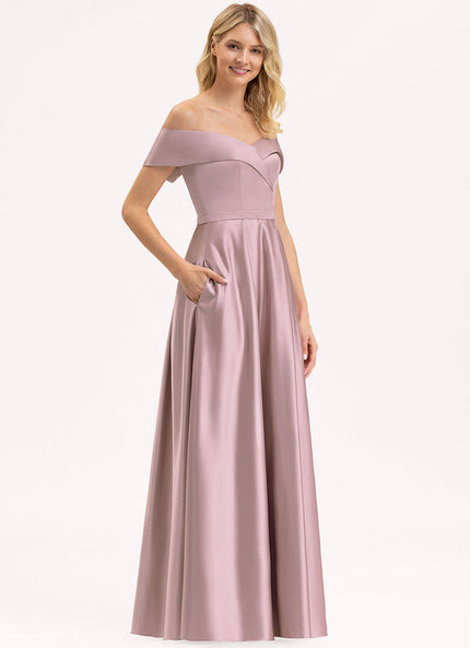Robe Longue Demoiselle D'Honneur Vert Sauge