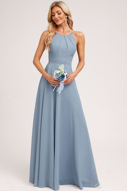 Robe Demoiselle D'Honneur Florale Légère - gallery 4