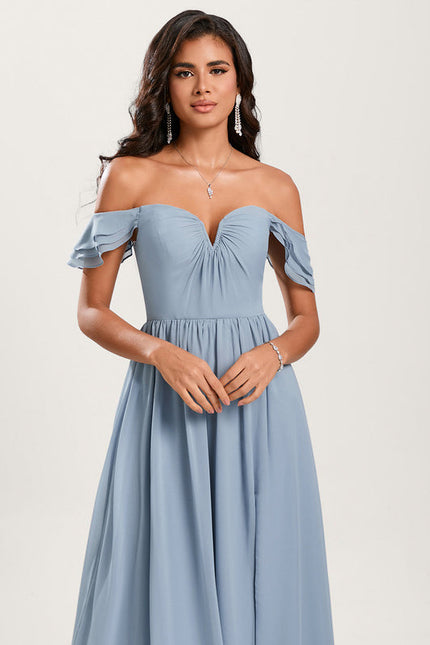 Robe Demoiselle D'Honneur Bordeaux Chic - gallery 5