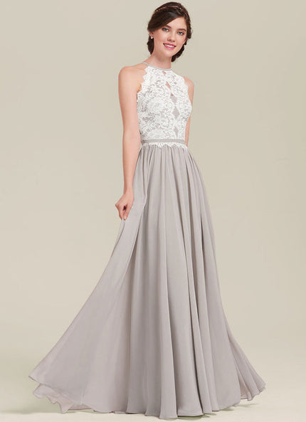 Robe Demoiselle D'Honneur Mousse Poudrée