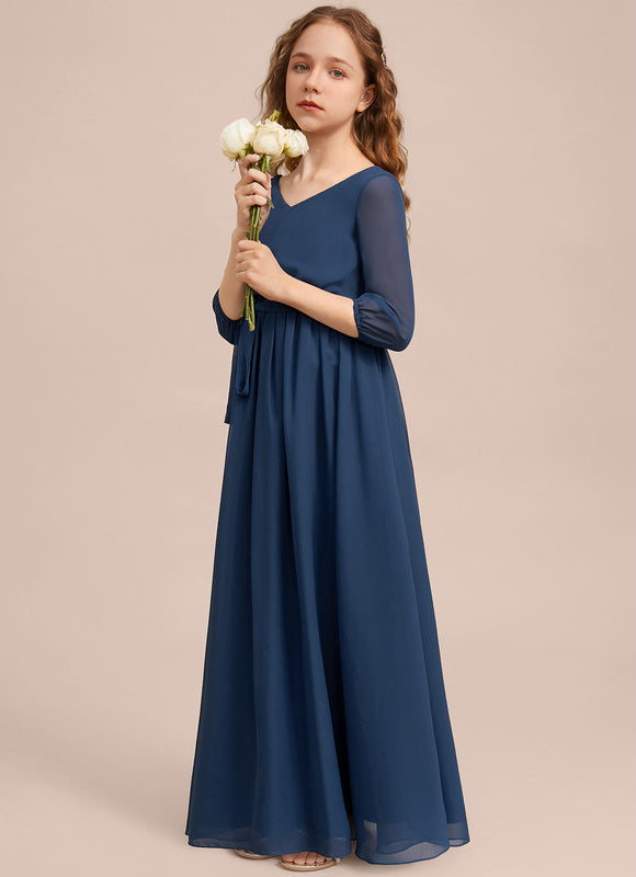 Robe Demoiselle D'Honneur Verte Éthérée - gallery 6