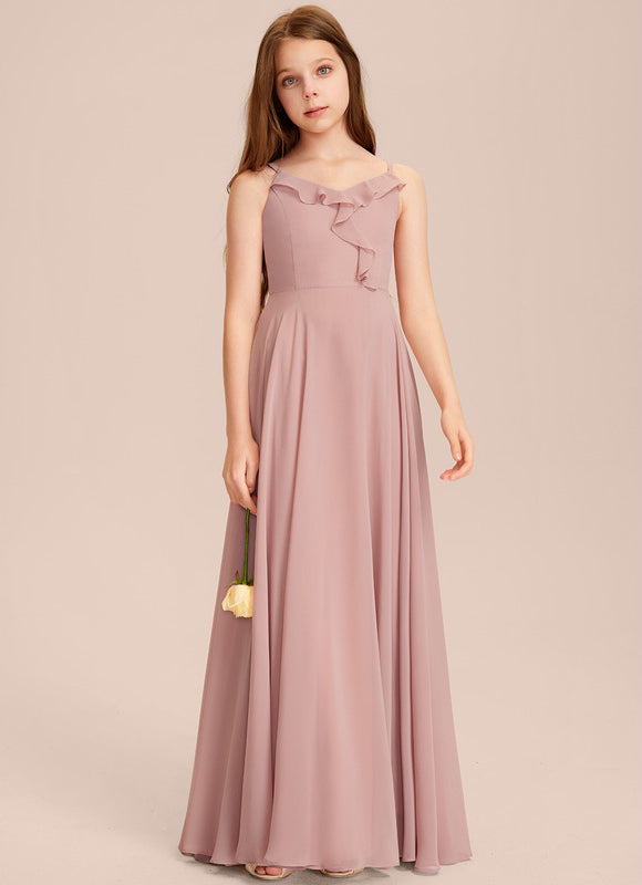 Robe Demoiselle D'Honneur Verte Éthérée