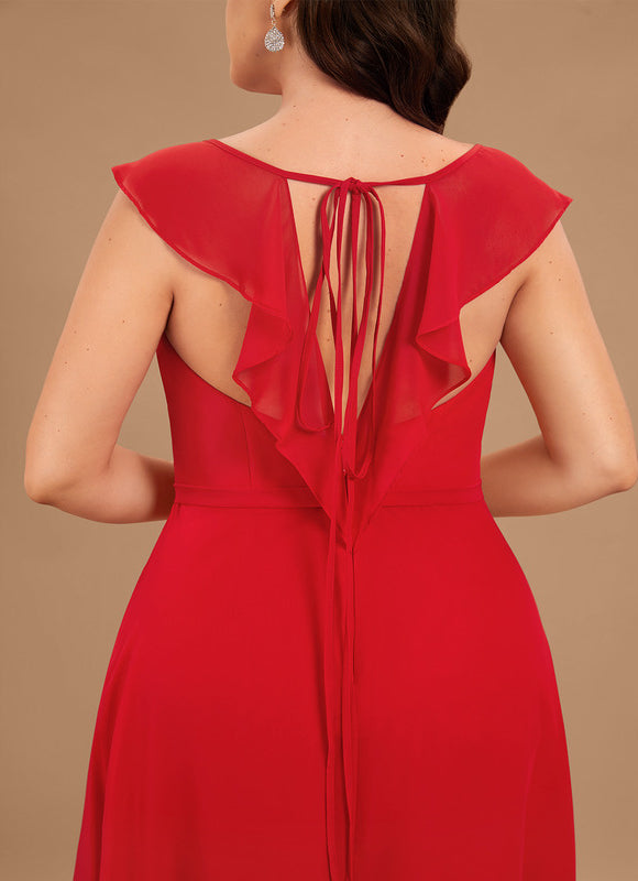 Robe Demoiselle D'Honneur Bordeaux Chic - gallery 6