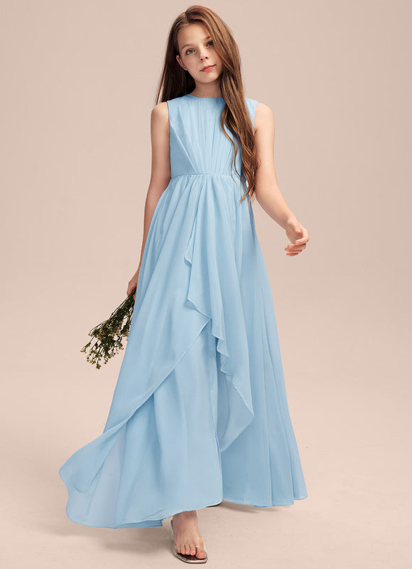Robe Demoiselle D'Honneur Volante Prune