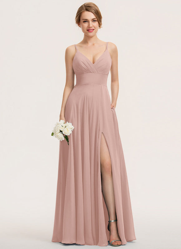 Robe Demoiselle D'Honneur Élégante Bordeaux