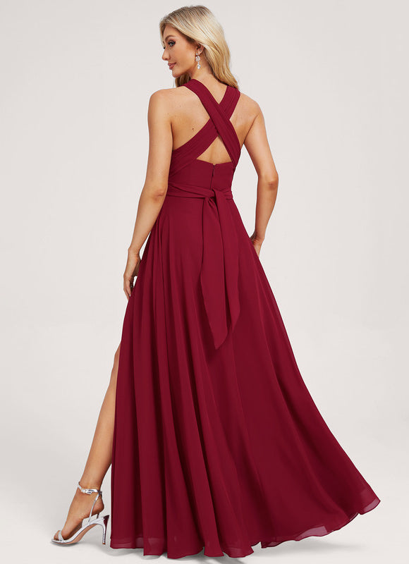 Robe Demoiselle D'Honneur Asymétrique - gallery 9