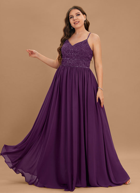 Robe Demoiselle D'Honneur Violet Éclatant - gallery 6