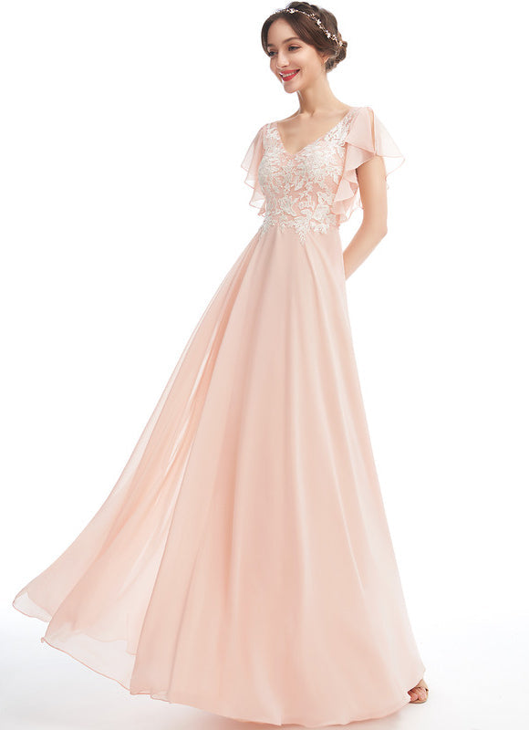 Robe Demoiselle D'Honneur Élégance Éthérée