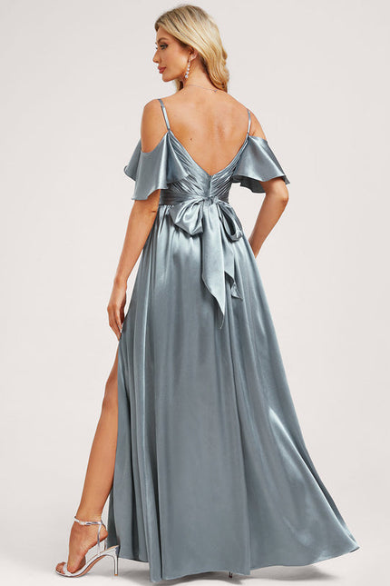 Robe Demoiselle D'Honneur Satin Éclatant