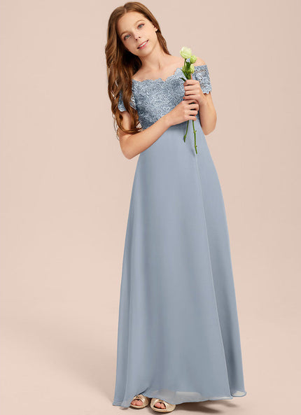 Robe Bleu Pastel Demoiselle D'Honneur