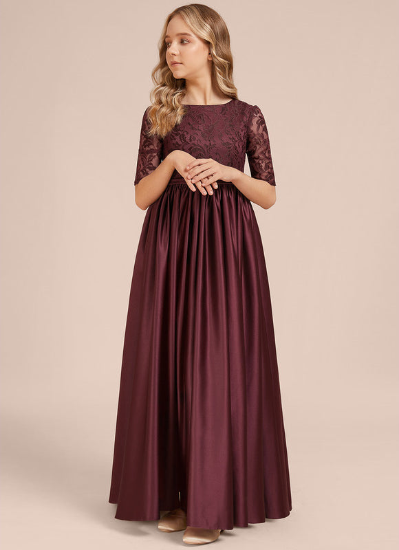 Robe Demoiselle D'Honneur Dentelle Longue - gallery 2