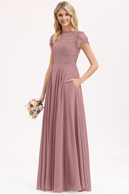 Robe Demoiselle D'Honneur Mousse Poudrée - gallery 3