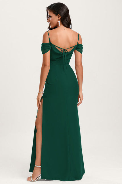 Robe Demoiselle D'Honneur Fluide Beige - gallery 4