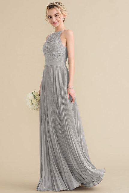 Robe Demoiselle D'Honneur Perle Grise - gallery 5